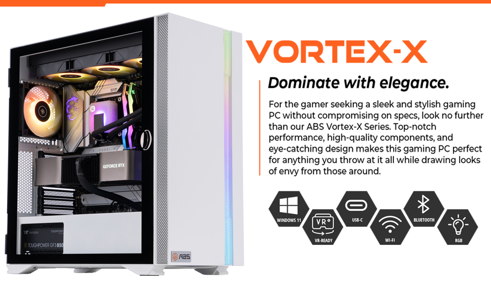 ABS Vortex-X Aqua High Performance Gaming PC